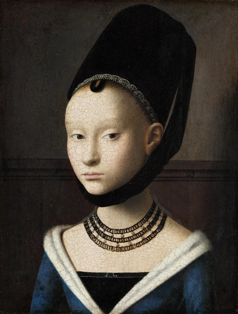 Porträtt av en ung flicka - Petrus Christus