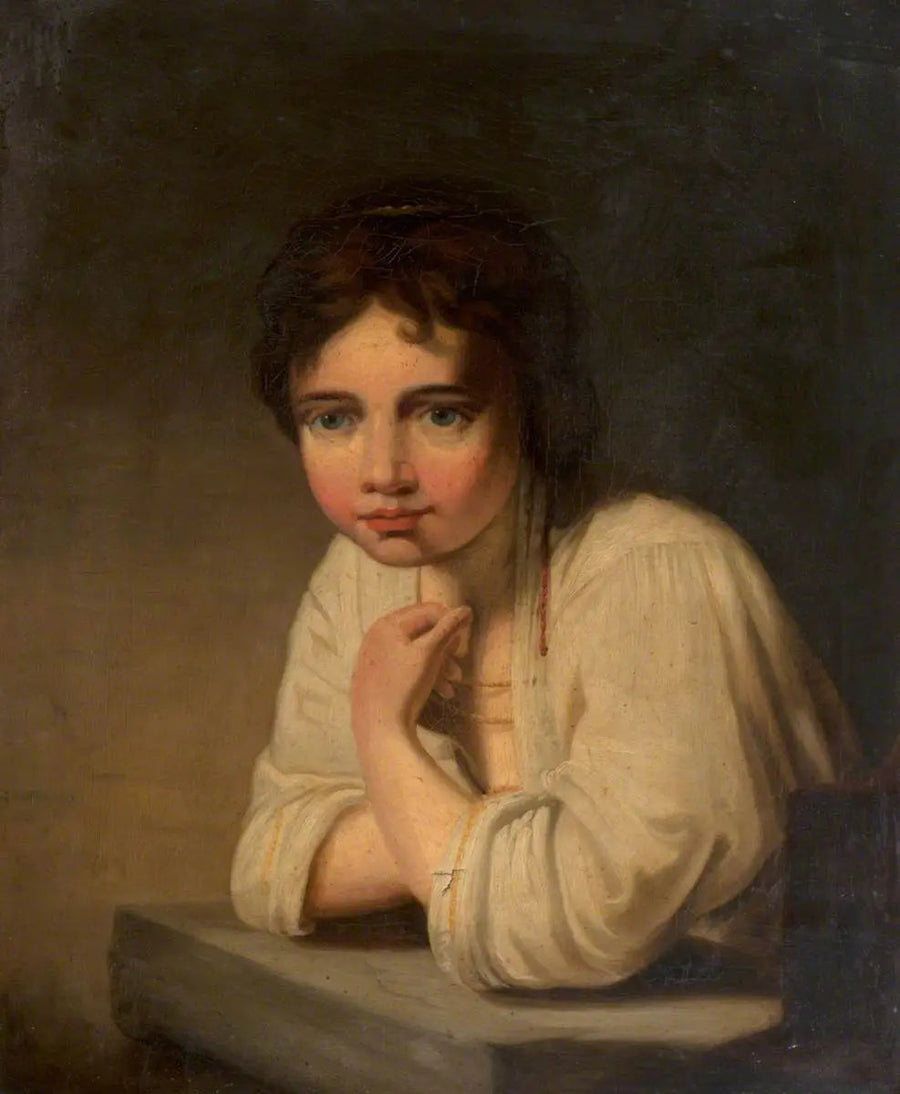 Porträtt av en ung flicka - Rembrandt