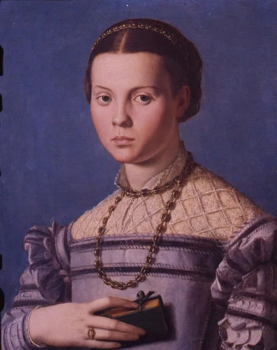 Porträtt av en ung okänd - Bronzino