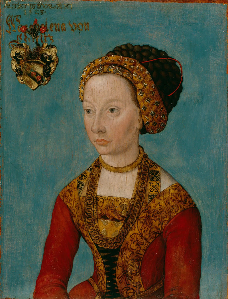 Porträtt av en brud - Lucas Cranach den äldre