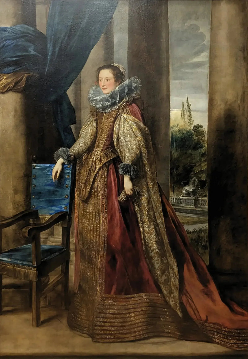 Porträtt av en noble genuesare - Antoine van Dyck