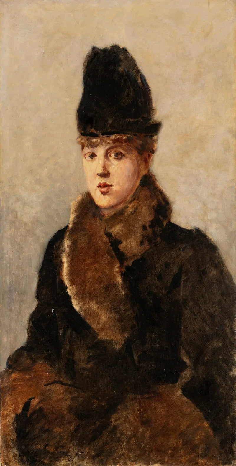 Porträtt av en parisienne - Giuseppe De Nittis