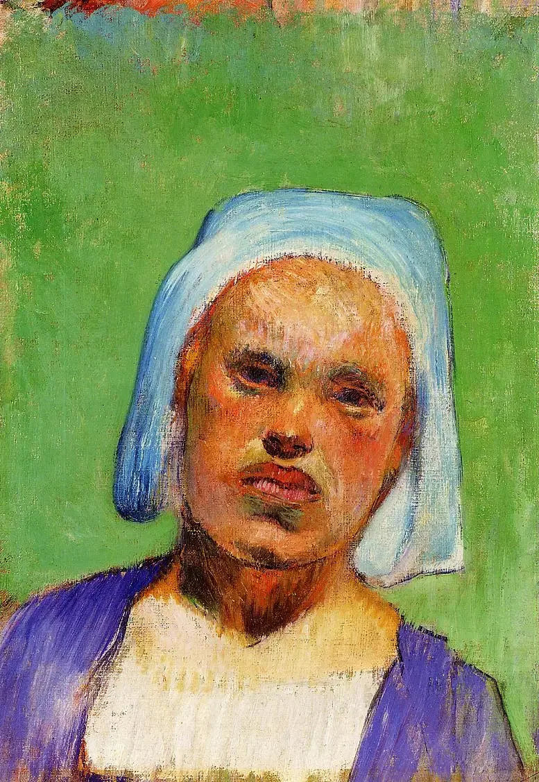 Porträtt av en Pont-avennoise, kanske Marie Louarn - Paul Gauguin