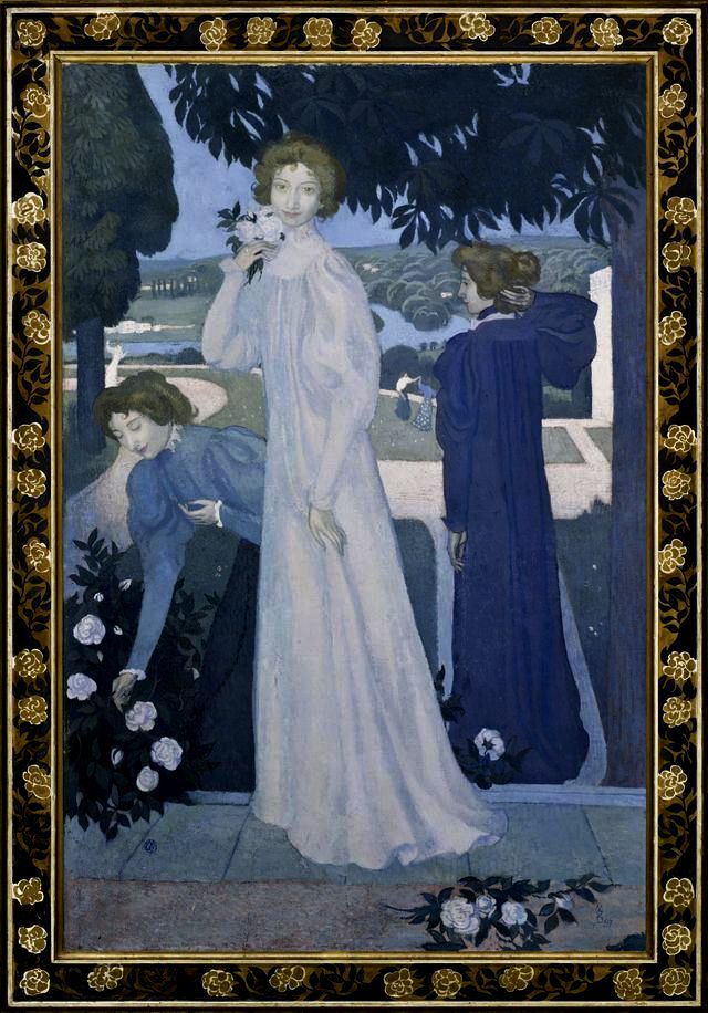 Yvonne Lerolle-porträtt i tre aspekter - Maurice Denis