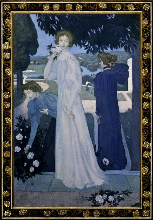 Yvonne Lerolle-porträtt i tre aspekter - Maurice Denis