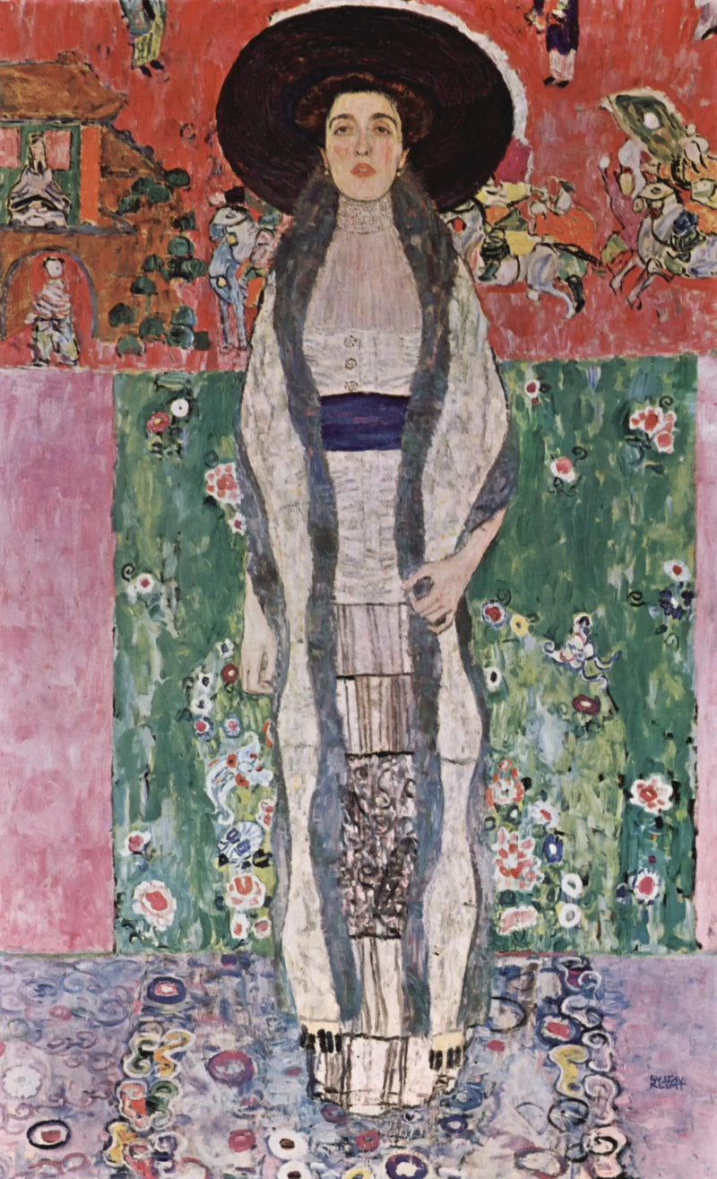 Porträtt av Adèle Bloch-Bauer II - Gustav Klimt