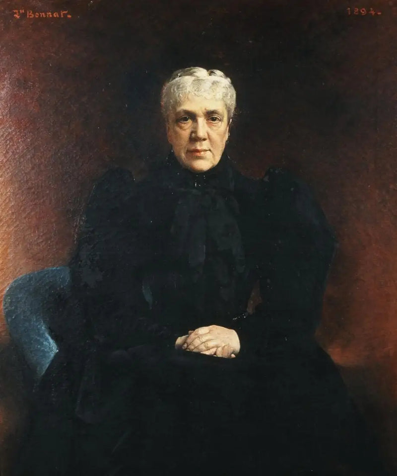 Porträtt av Aimilia Salvagou - Léon Bonnat