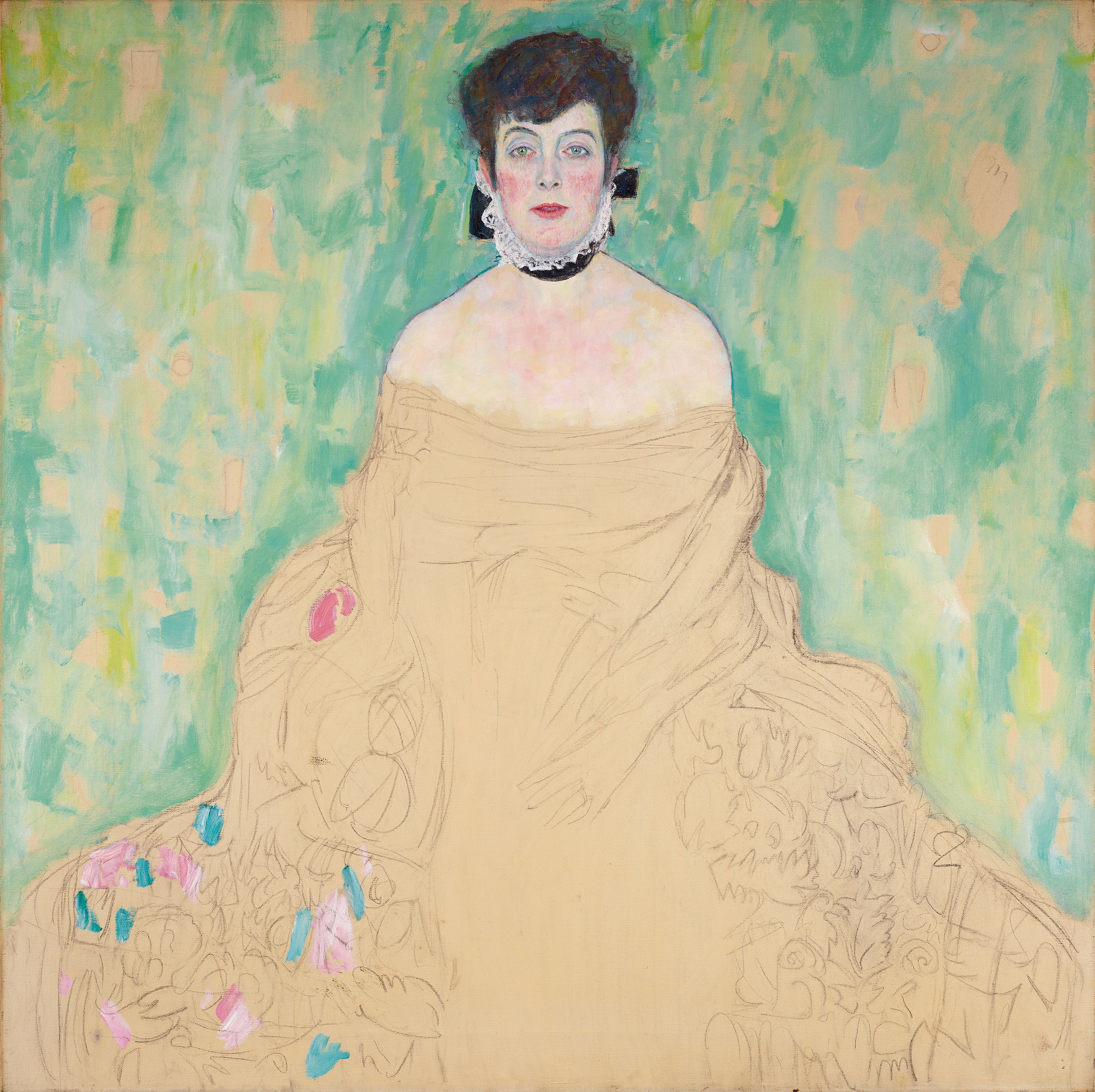 Reproduction du tableau « Portrait d'Amalie Zuckerkandl - Gustav Klimt » par Alpha Reproduction en peinture à l’huile