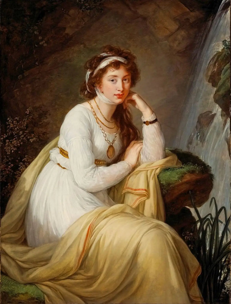 Porträtt av Anna Ivanovna Tolstoj (Baryatinskaya) - Élisabeth Vigée Le Brun