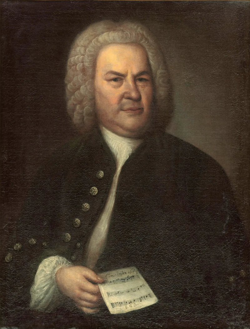 Bach-porträtt - Elias Gottlob Haussmann