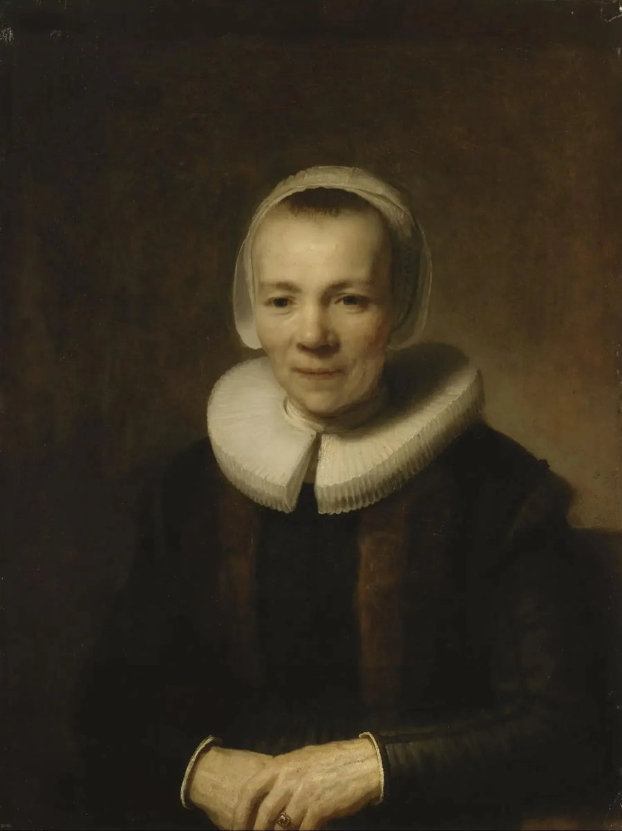 Porträtt av Baertje Martens - Rembrandt