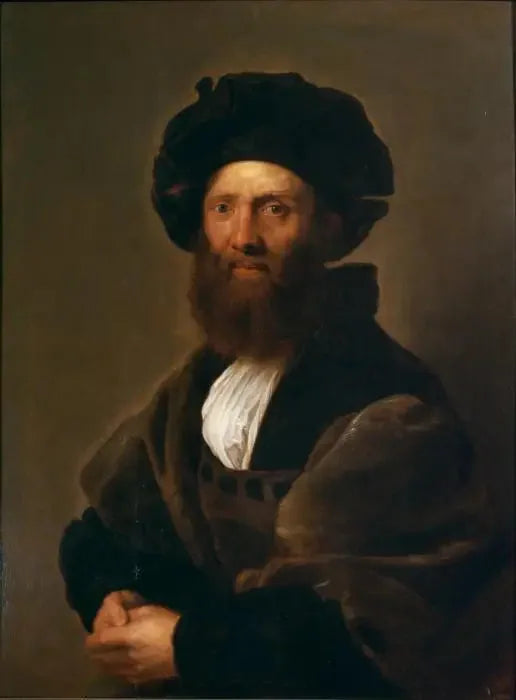 Porträtt av Baldassare Castiglione (efter Raphael) - Peter Paul Rubens