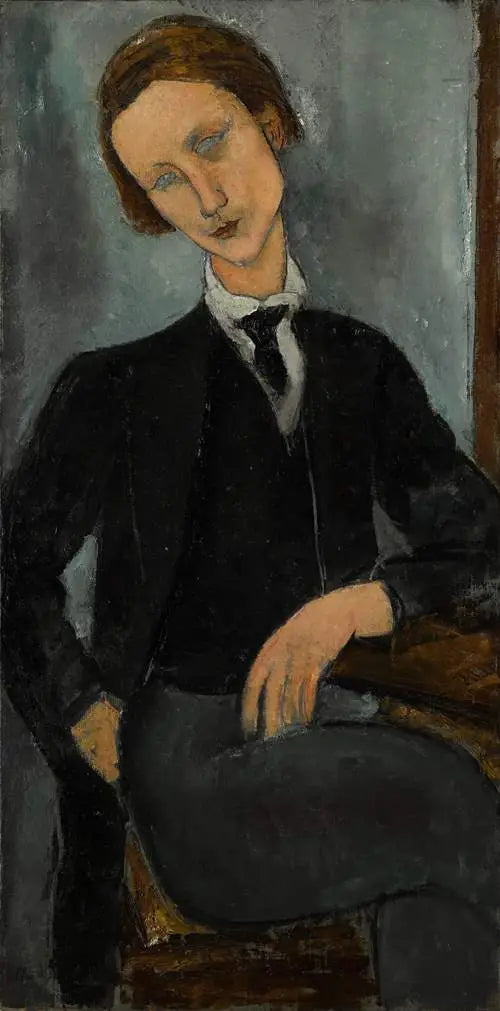 Porträtt av Baranowski - Amedeo Modigliani