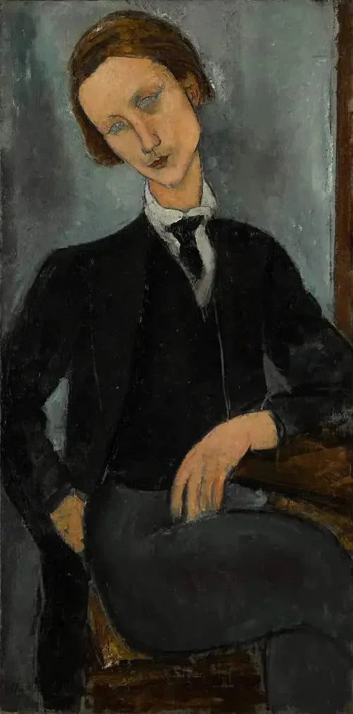 Porträtt av Baranowski - Amedeo Modigliani