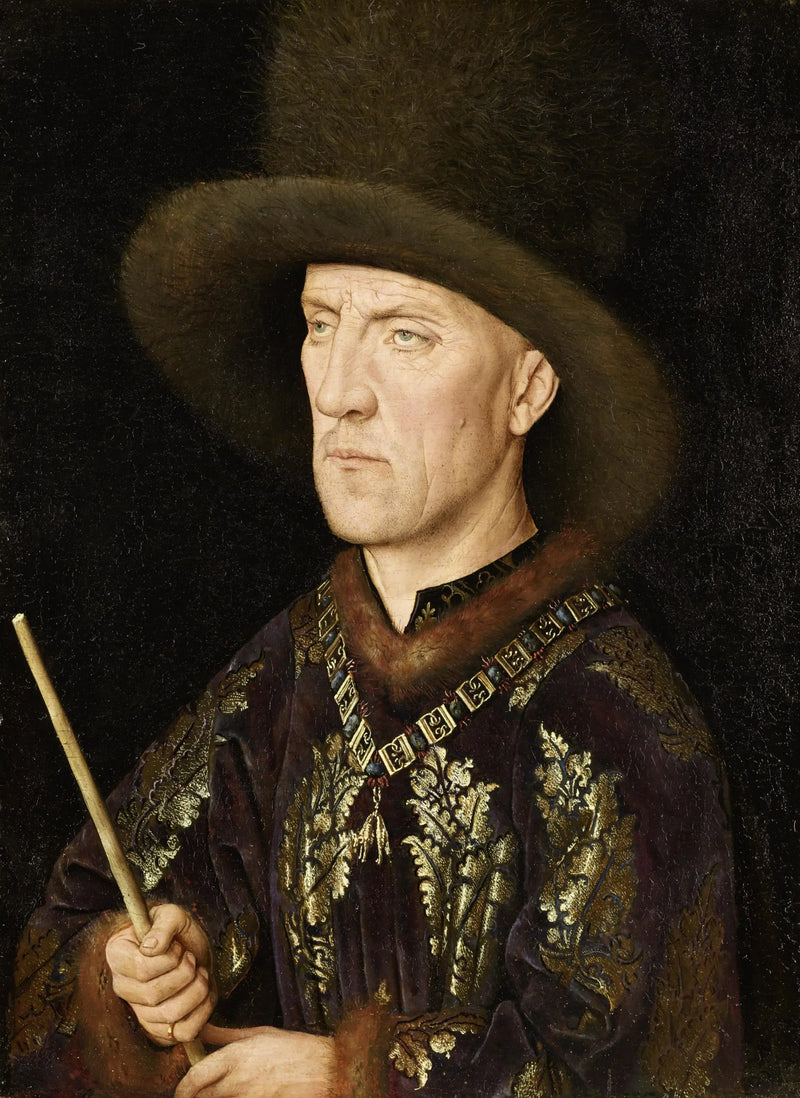 Porträtt av Baudoin de Lannoy - Jan van Eyck
