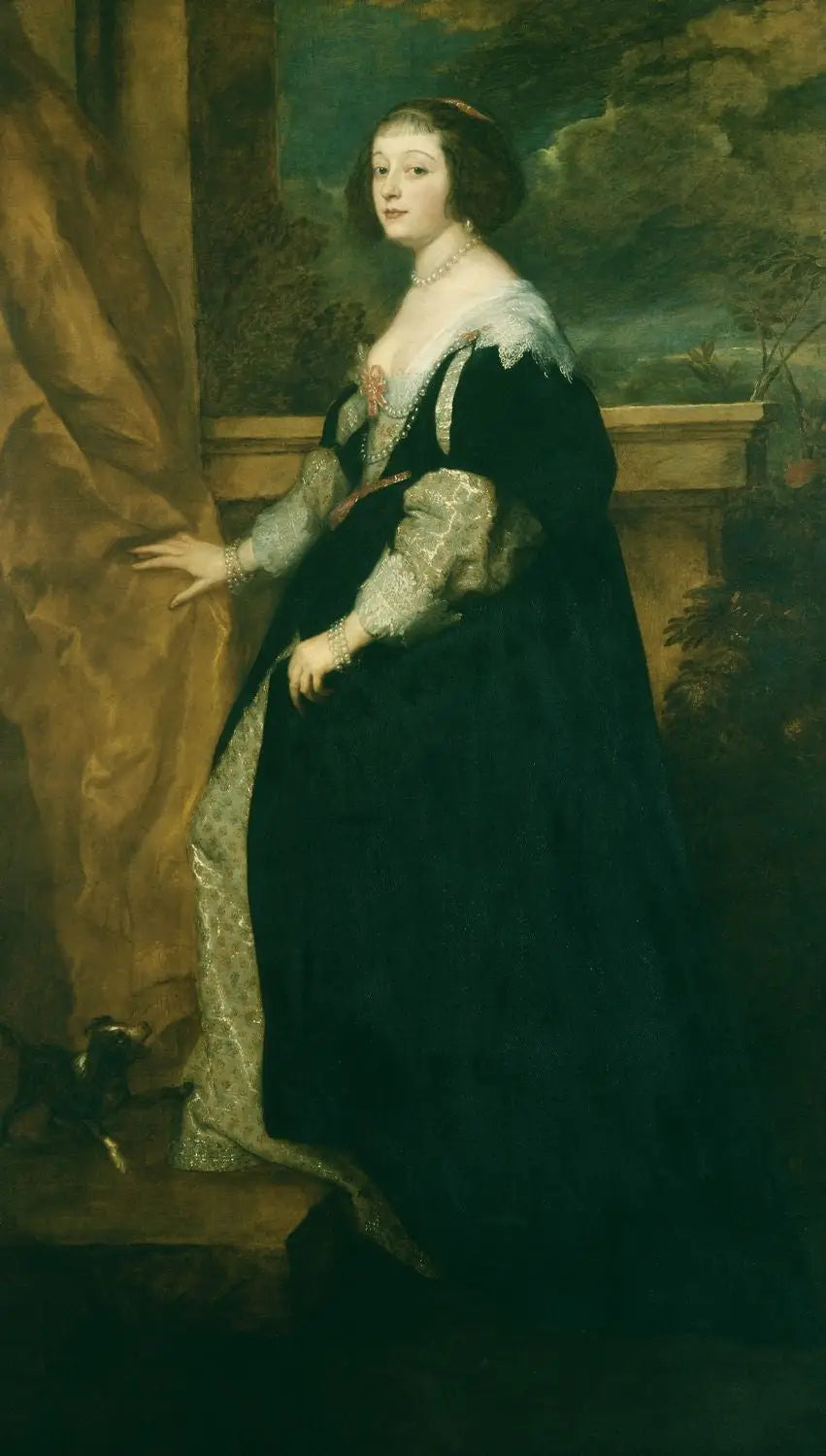 Porträtt av Béatrice de Cusance, prinsessa av Cante-Croix - Antoine van Dyck