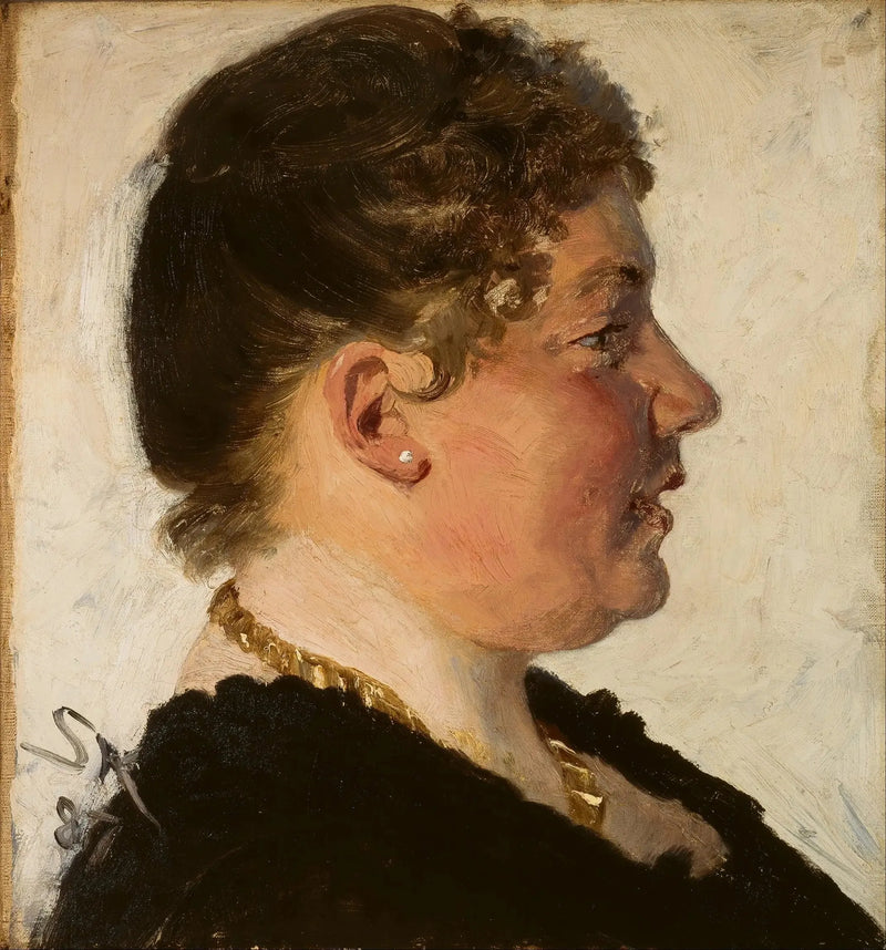 Porträtt av Béatrice Diderichsen. - Peder Severin Krøyer