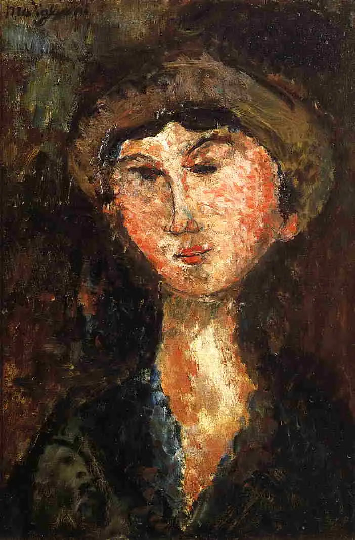 Porträtt av Béatrice Hastings - Amedeo Modigliani