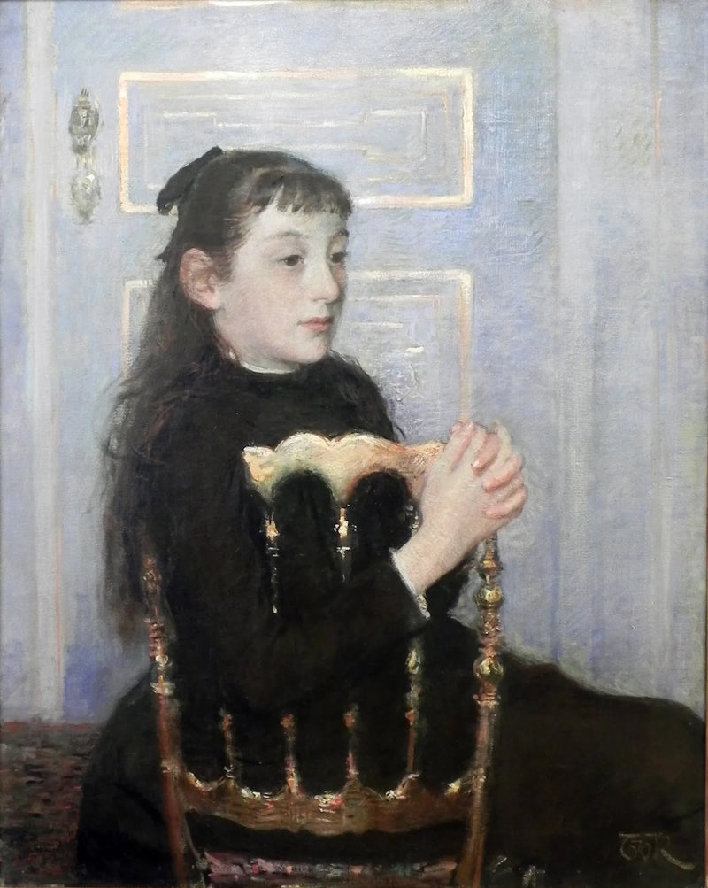 Porträtt av Camille van Mons - Théodore van Rysselberghe