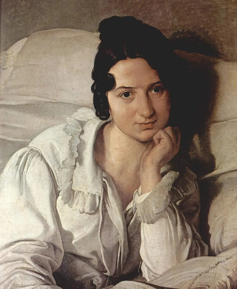 Porträtt av Carolina Zucchi - Francesco Hayez