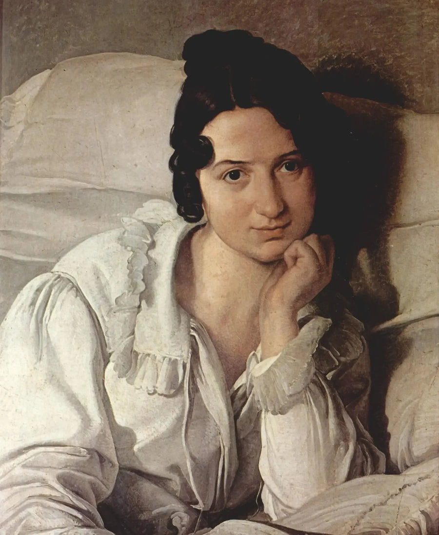 Porträtt av Carolina Zucchi - Francesco Hayez