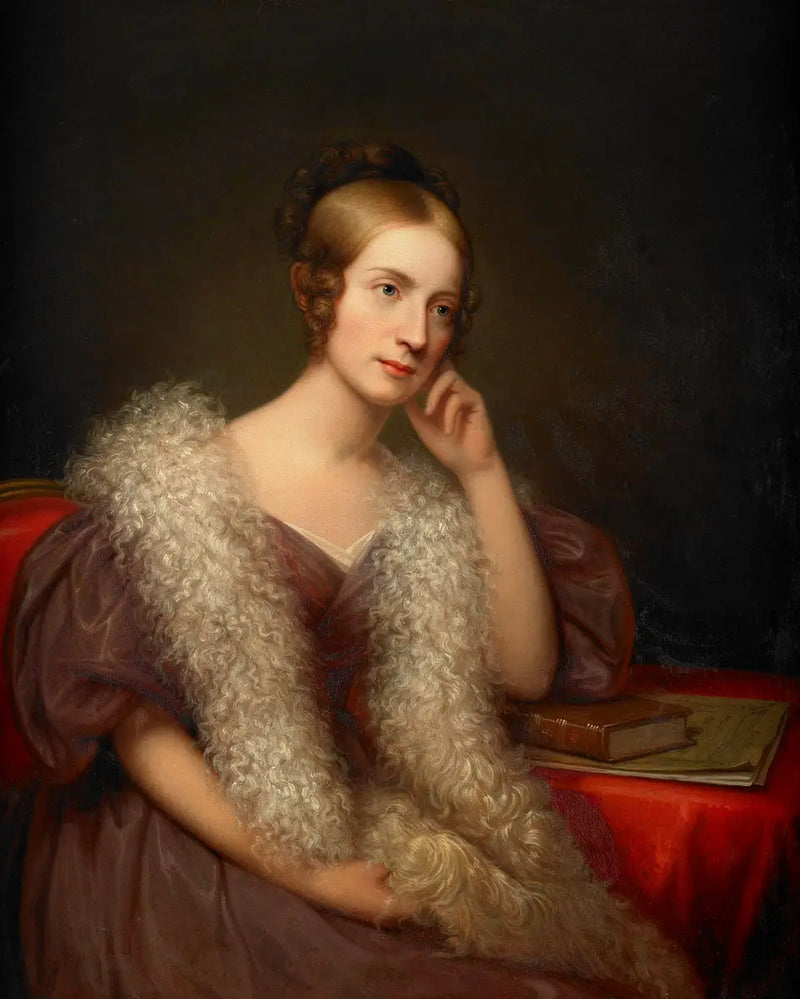 Porträtt av Caroline Louisa Pratt Bartlett - Rembrandt Peale