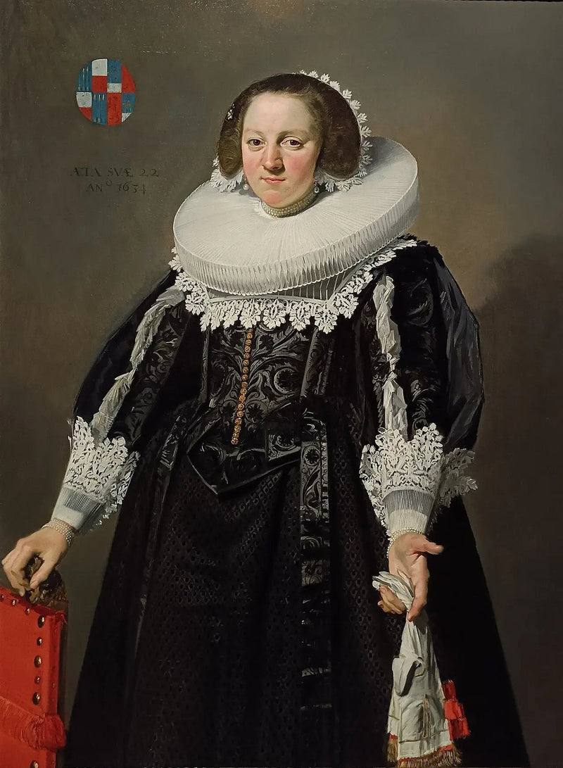 Porträtt av Catharina Brugman - Frans Hals