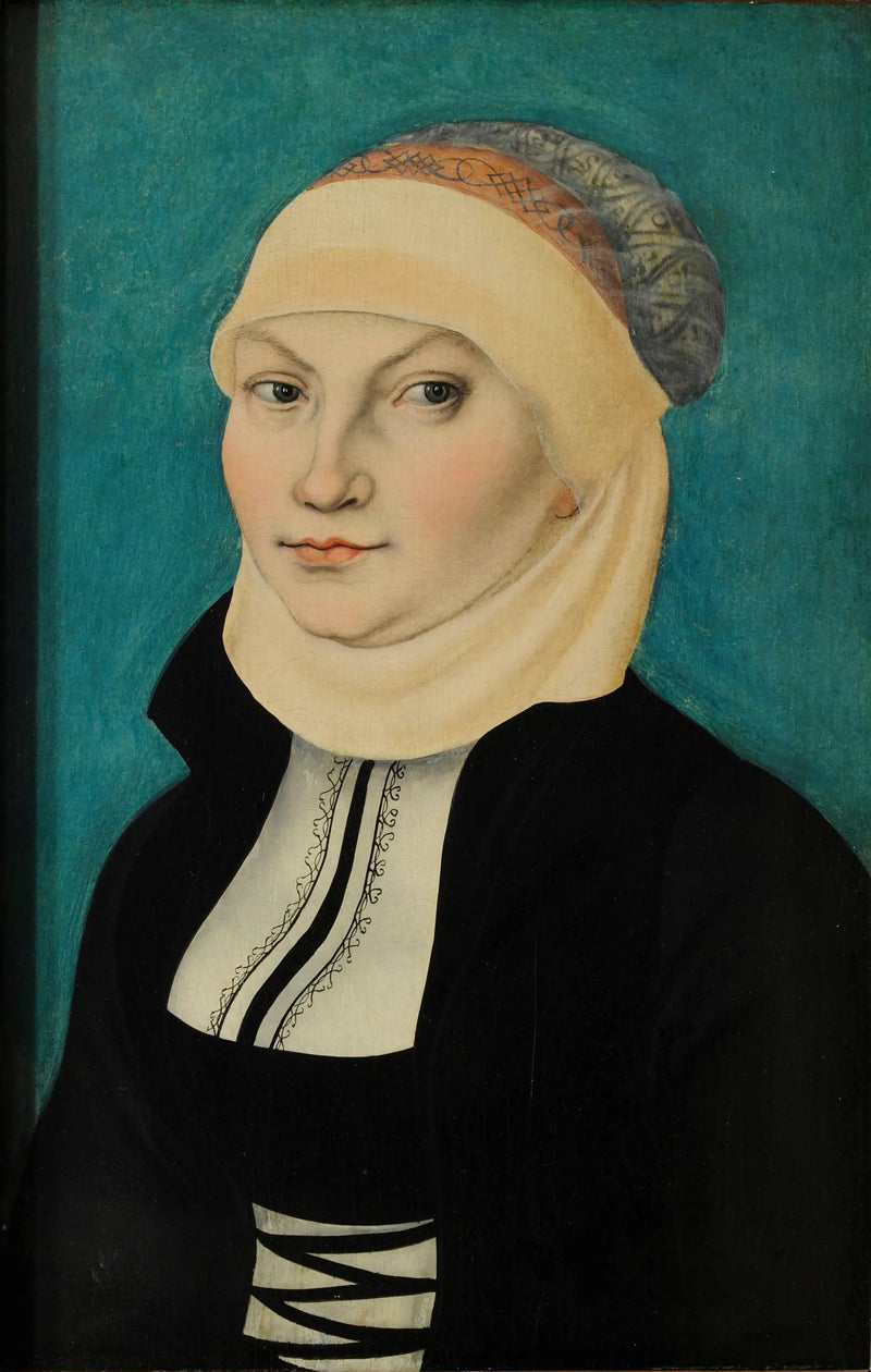 Porträtt av Catherine de Bora - Lucas Cranach den äldre
