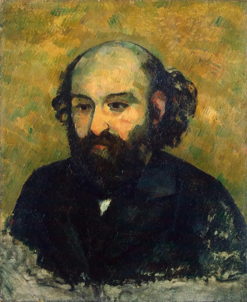Porträtt av Cezanne, efter Renoir - Paul Cézanne