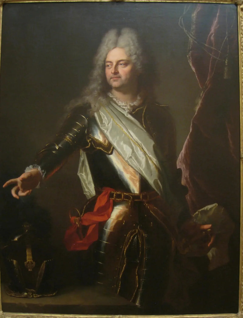 Porträtt av Charles-Auguste d'Allonville, markis av Louville - Hyacinthe Rigaud