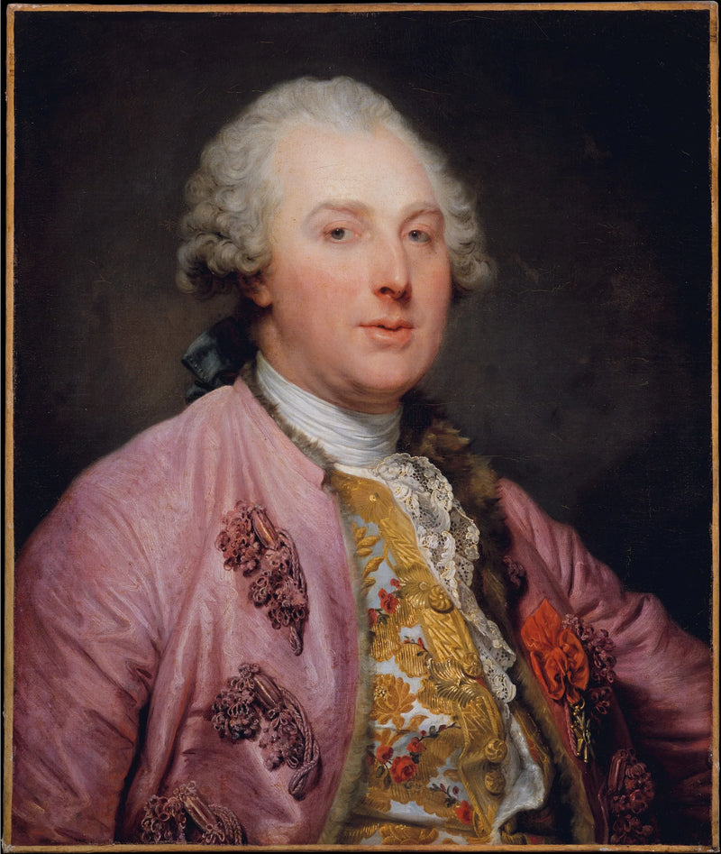 Porträtt av Charles Claude de Flahaut de La Billarderie (Comte d'Angiviller) - Jean-Baptiste Greuze