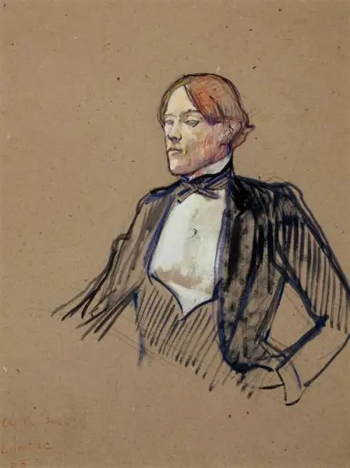 Porträtt av Charles Conder - Henri de Toulouse-Lautrec