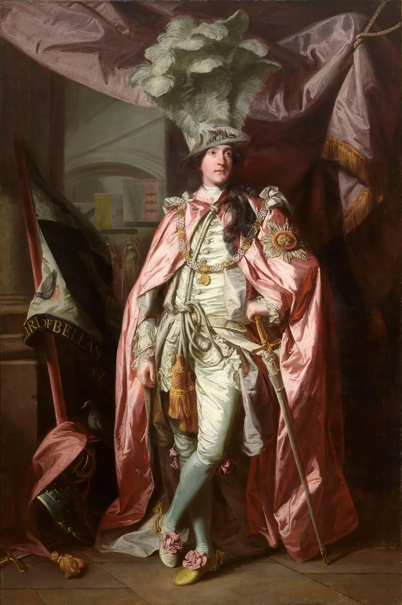Porträtt av Charles Coote, 1:a earl av Bellamont (1738-1800), i Ordensdräkt - Joshua Reynolds
