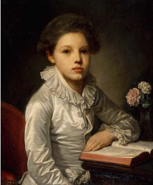 Porträtt av Charles-Étienne de Bourgevin de Vialart, greve de Saint-Morys, barn - Jean-Baptiste Greuze