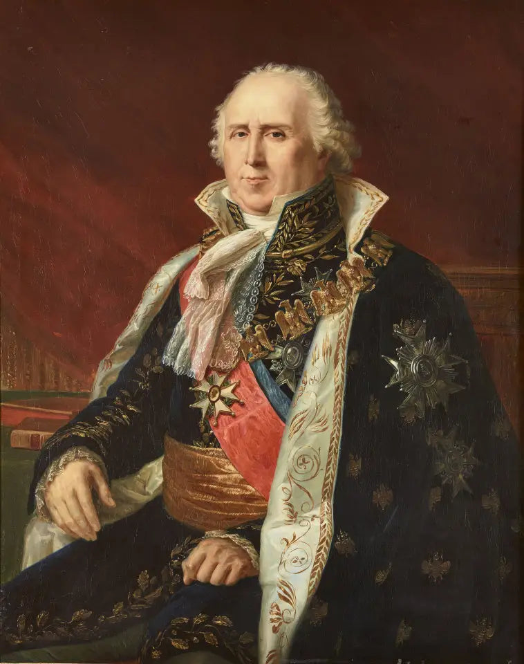 Porträtt av Charles-François Lebrun, hertig av Plaisance (1739-1824), arkivskattmästare för imperiet - François Gérard