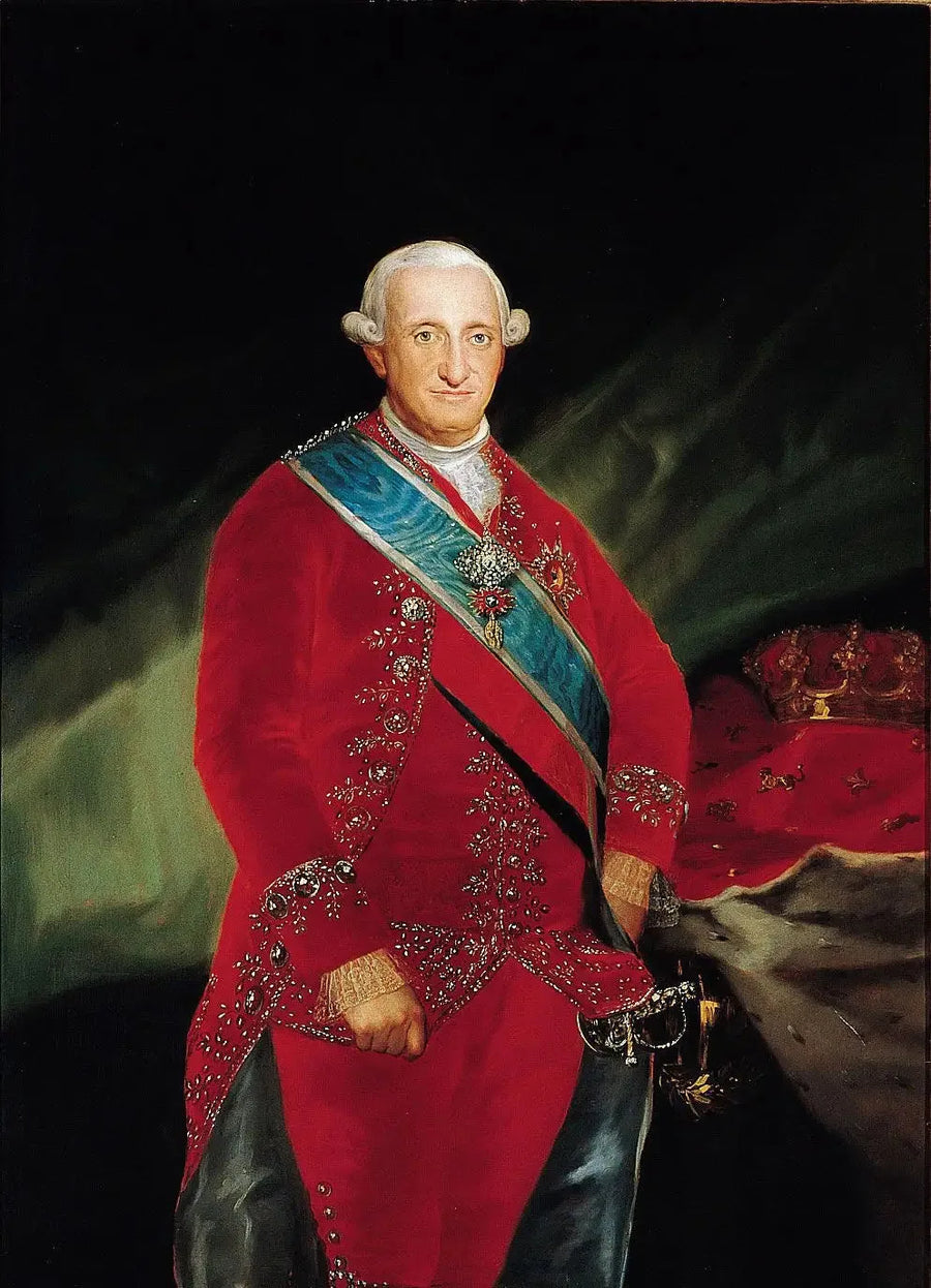 Porträtt av Karl IV av Spanien - Francisco de Goya