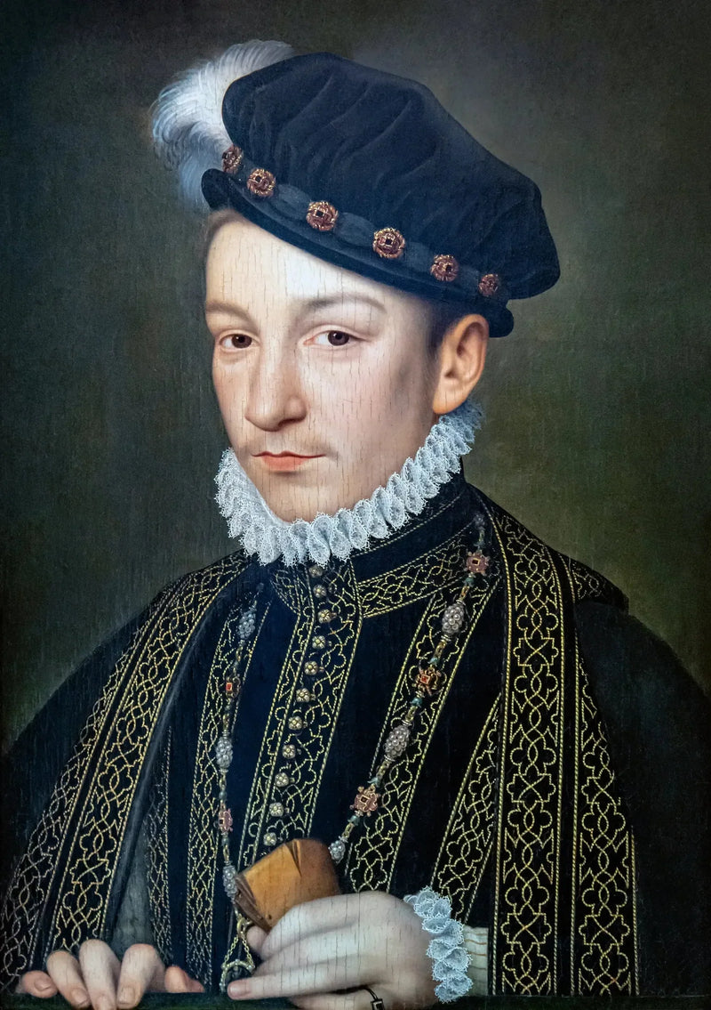 Porträtt av Karl IX - François Clouet