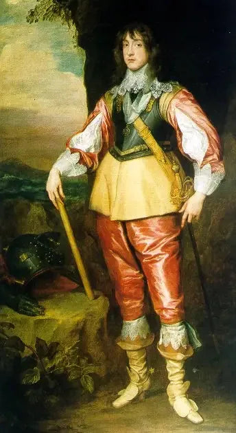 Porträtt av Karl Ludvig, kurfurste av Pfalz (1617-1680), i exil - Antoine van Dyck