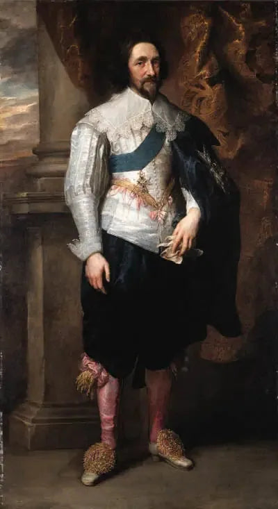 Porträtt av Charles, markis av Vieuville - Antoine van Dyck