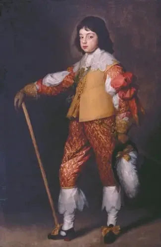 Porträtt av Charles, Walesprinsen, framtida Charles II - Antoine van Dyck