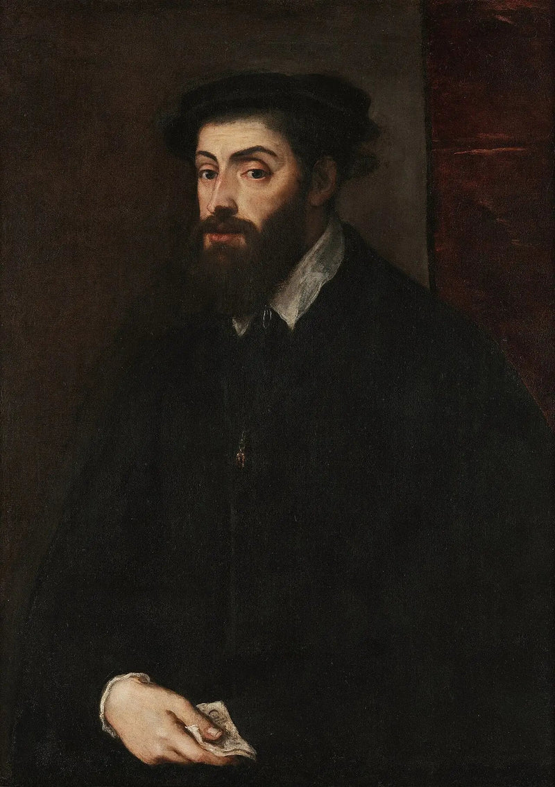 Porträtt av Karl V - Titian