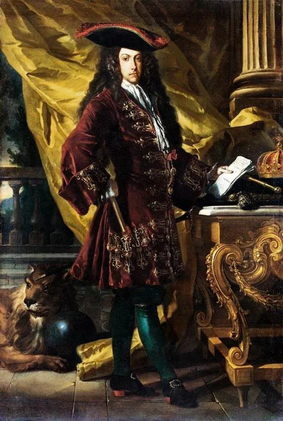Porträtt av Karl VI, kejsare av det heliga romerska riket (1685-1740) - Francesco Solimena