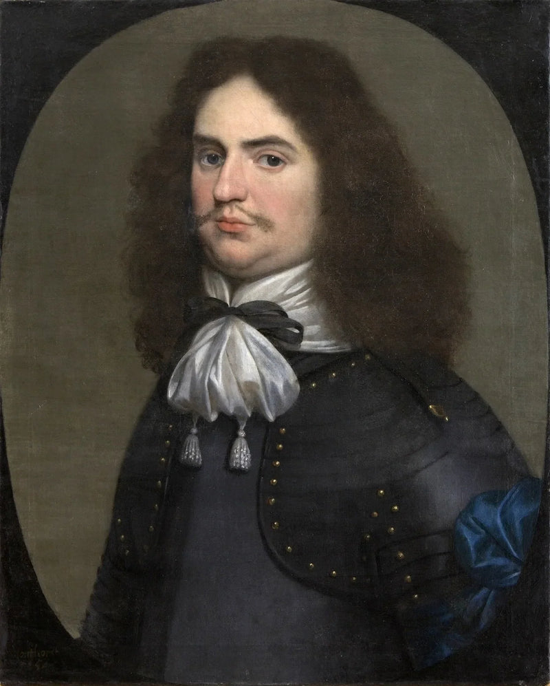 Porträtt av Christoph Delphicus zu Dohna (1628-1688). - Gerrit van Honthorst