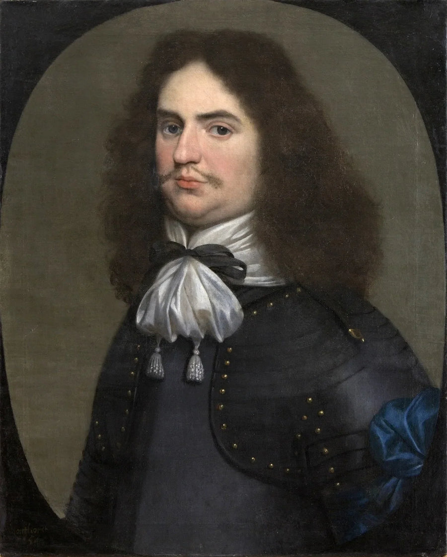 Porträtt av Christoph Delphicus zu Dohna (1628-1688). - Gerrit van Honthorst