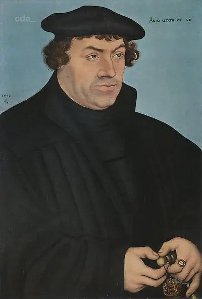Porträtt av Christoph Ering - Lucas Cranach den äldre