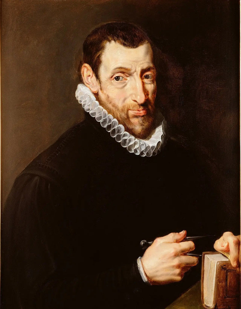 Porträtt av Christophe Plantin - Peter Paul Rubens