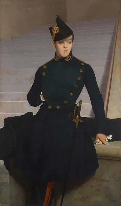 Porträtt av Claude-Armand Gérôme, bror till konstnären - Jean-Léon Gérôme