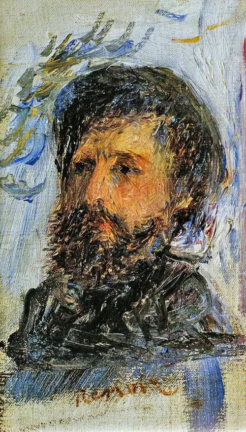 Porträtt av Claude Monet - Pierre-Auguste Renoir