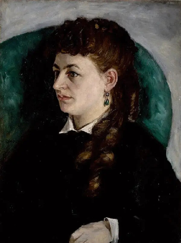 Porträtt av Clémence Tréhot, kallad Mme Jules Le Cœur - Pierre-Auguste Renoir