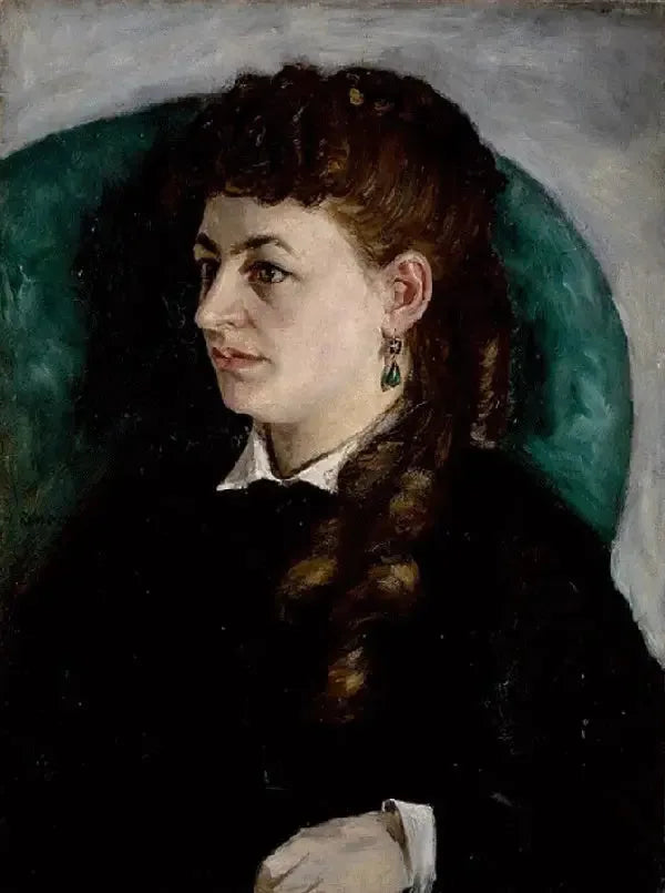 Porträtt av Clémence Tréhot, kallad Mme Jules Le Cœur - Pierre-Auguste Renoir